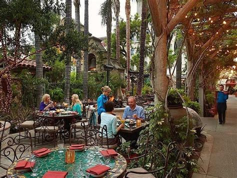 several people dining outdoor