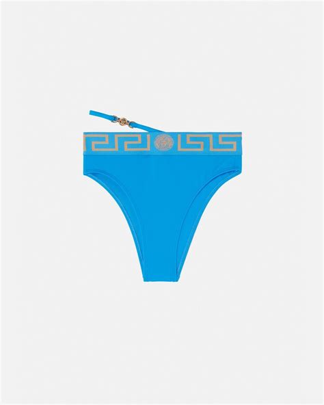 Versace Medusa Greca Border Bikini Bottoms Shopstyle Two Piece