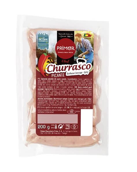 Salsicha Churrasco Picantes Primor Charcutaria Prima