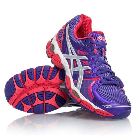 Off Asics Gel Nimbus Womens Running Shoes Purple Lightning