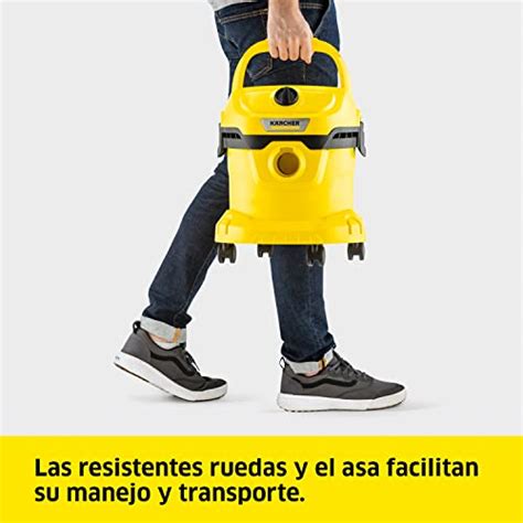 Kärcher Aspirador en seco y húmedo WD 2 Plus V 12 4 18 C función