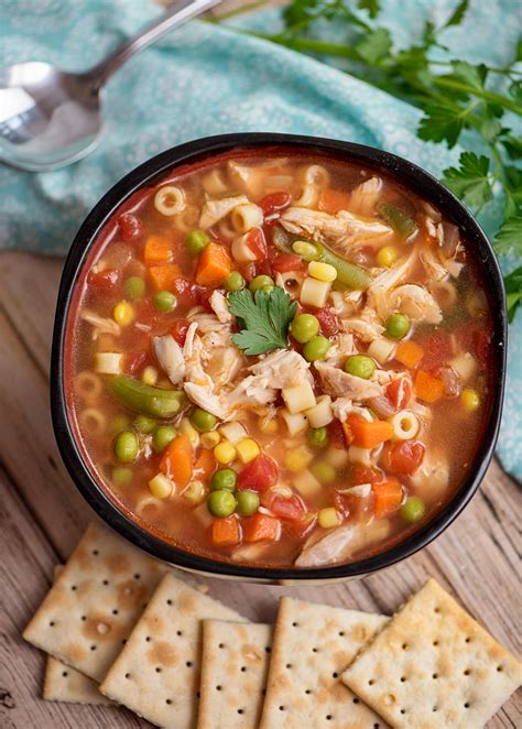 Instant Pot Chicken Vegetable Soup Recipe Cart