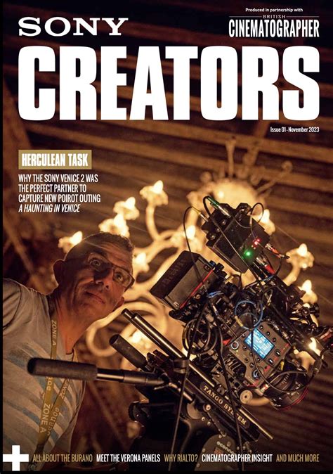 Sony Creators Guide British Cinematographer