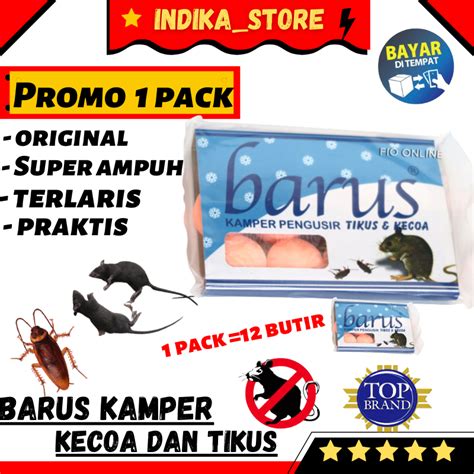 Kamper Barus Pengusir Tikus Dan Kecoa Sangat Ampuh Kwalitas Super Isi