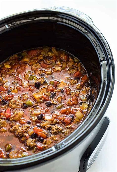 Crock Pot Beefy Black Bean Chili The Blond Cook