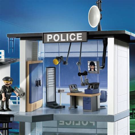 Playmobil City Action Police Station With Alarm System Police