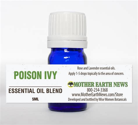 Poison Ivy Essential Oil Blend Mother Earth Living