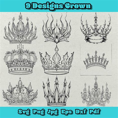 queen crown tattoo 6