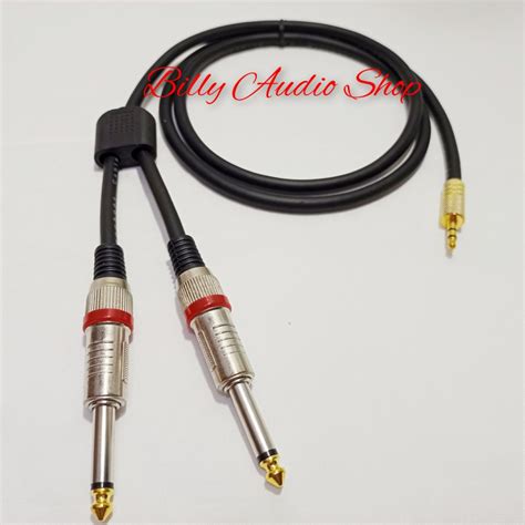 Jual Kabel Audio Akai Mono Cabang Ke Mini Stereo Meter Shopee