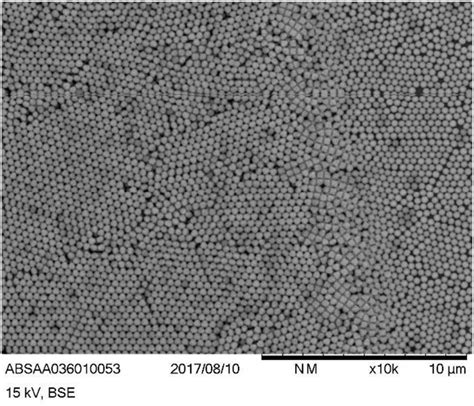 Sem Images For Opal Layers Of Silica Spheres From The Mp Source