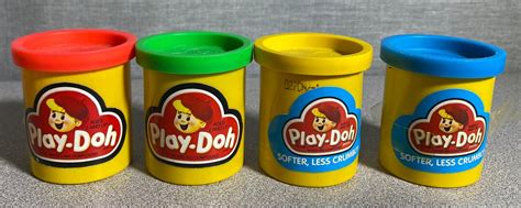 Vintage 1984 Kenner Play Doh Empty Jars Etsy