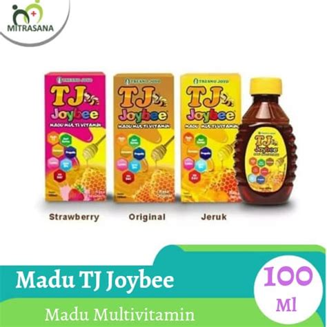 Jual MADU TJ JOYBEE RASA ORIGINAL JERUK STRAWBERRY 100 ML Shopee