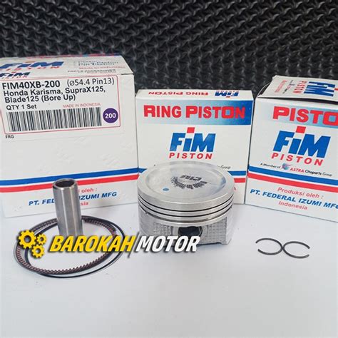 Jual PISTON KIT SEHER SET KARISMA SUPRA X125 FIM 25 75 200 250 300