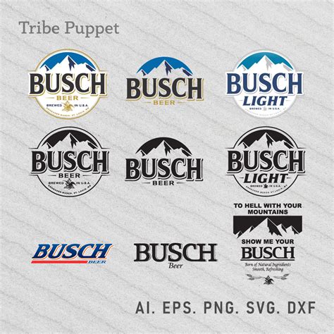 Busch Beer Vector Set - MasterBundles