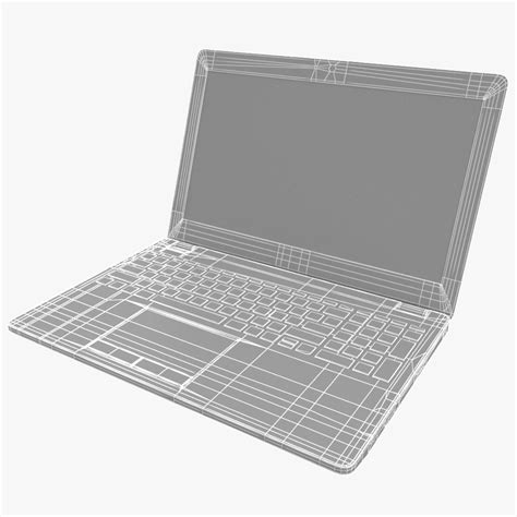 Generic Notebook Laptop 3D Model - FlatPyramid