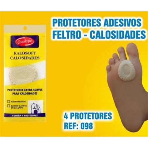 Kit Pct Protetor De Calos Calosidade Sola Dos P S Adesiva