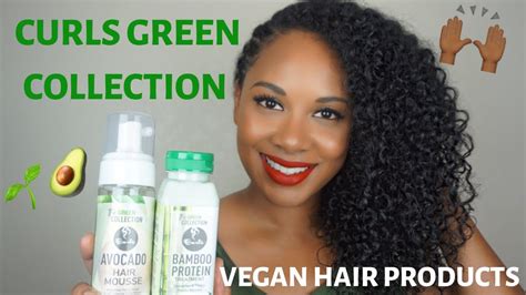 Curls Vegan Green Collection L Natural Hair Wash Day And Wash N Go Youtube