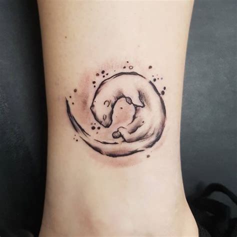 Pin By Merlina Katkat On Otters Hipster Tattoo Otter Tattoo Cute