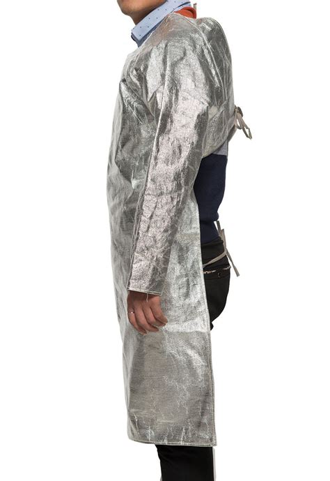 Welding Apron Aluminized Heat Resistant Apron Protective Coat Safety