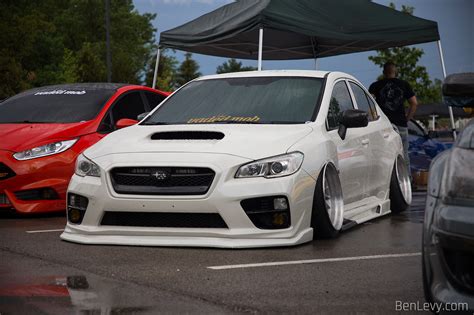 White Va Subaru Wrx With Vaded Mob Benlevy