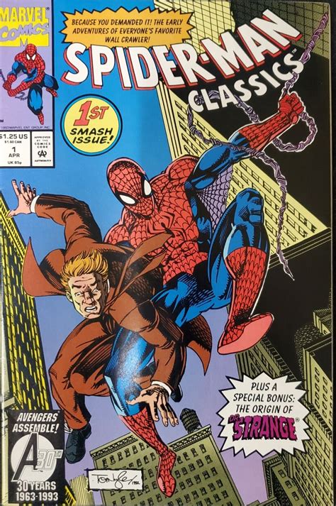 Spider Man Classics 1 Amazing Fantasy 15 Reprint 1993 Marvel FN VF