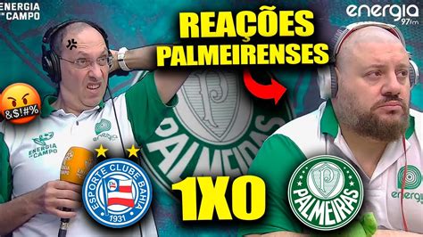 REAÇÕES PALMEIRENSES na DERROTA para o BAHIA BAHIA 1X0 PALMEIRAS