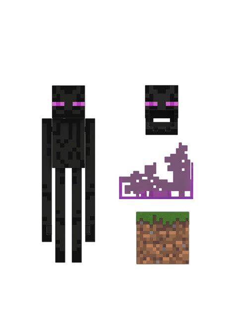 Minecraft Diamond Level Enderman Figure Action Figures Dolls Fenwick