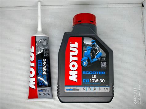 Motul Scooter Le W Ml Plus Oli Gardan Oli Mesin Motor Matic