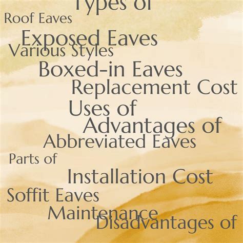 Types of Roof Eaves