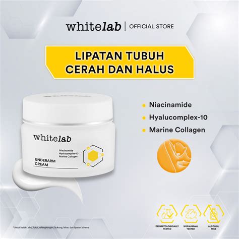 Jual Whitelab Underarm Cream Krim Pencerah Ketiak Selangkangan Bokong