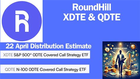 Roundhill Xdte Qdte April Distribution Estimate Youtube