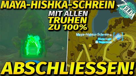 NEU Maya hishka Schrein mit allen Truhen abschließen Zelda Tears of