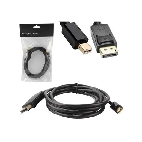 CABO DISPLAYPORT MINI MACHO X DISPLAYPORT MACHO 1 80 METRO PRETO CB0587