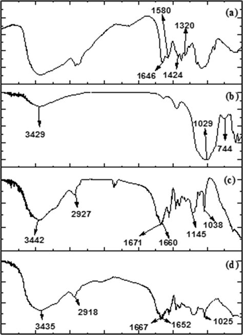 Ftir Spectra Of A Chitosan B Basalt C Cs G P Amps Co Aa Co Am