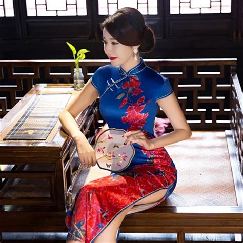 Buy New Long Cheongsam Sexy Chinese Traditional Dress