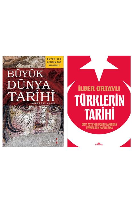 Yakamoz Yayınları 2 Kitap Büyük Dünya Tarihi Türklerin Tarihi İlber