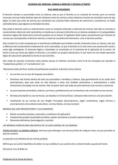 Unidad 4 Filosofia Del Derecho Filosofia Del Derecho Unidad 4