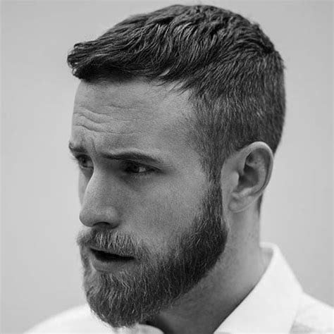 Short Hairstyle With Beard 2018 Hairstyle Guides