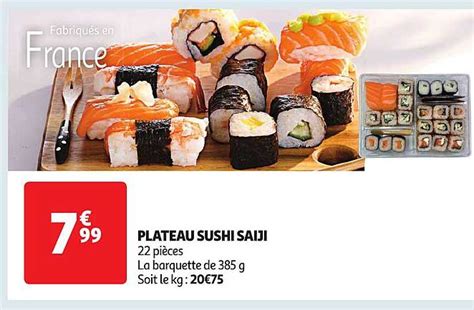 Promo Plateau Sushi Saiji Chez Auchan Icatalogue Fr