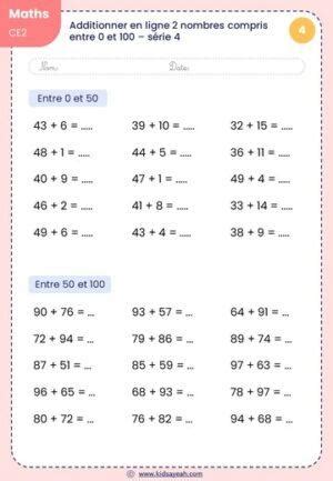 Exercices de Maths pour CE2 ludiques et captivants à imprimer