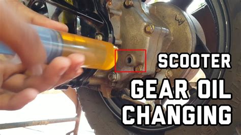 How To Change Scooter Gear Oil Maestro Edge Activa YouTube