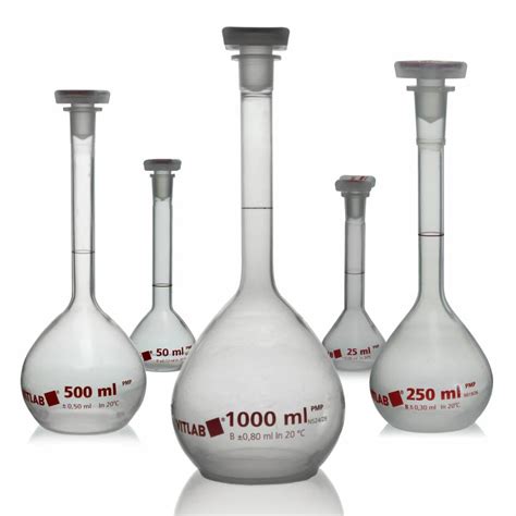 Brandtech Class B Pmp Volumetric Flask With Polypropylene Ns Stopper