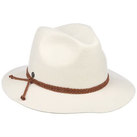 Cappello White Wool Con Nastro In Pelle By Lierys € 7995