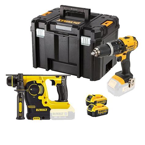 Dewalt Sds And Combi Drill Set Paramountaccounting