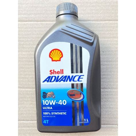 Authentic Shell Advance 4T Ultra 10W-40 1 Liter | Shopee Philippines