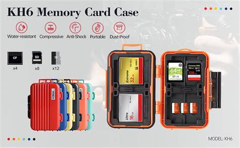 Amazon Lynca Slots Professional Memory Card Case Water