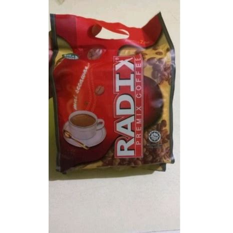 Jual Kopi Radix Hpa Premix Coffee Malaysia Isi Sachet Shopee Indonesia