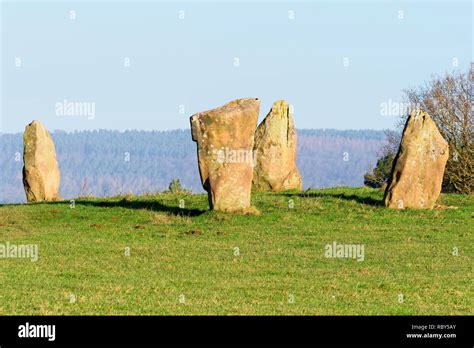 Nine Stones Stone Circle Hi Res Stock Photography And Images Alamy