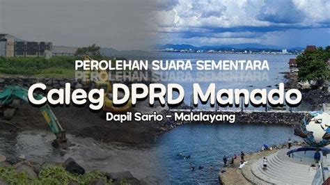 Perolehan Suara Sementara Caleg Dprd Manado Dapil Sario Malalayang