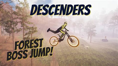 Descenders Forest Boss Jump Three Diffrent Views Banana Lux Bike